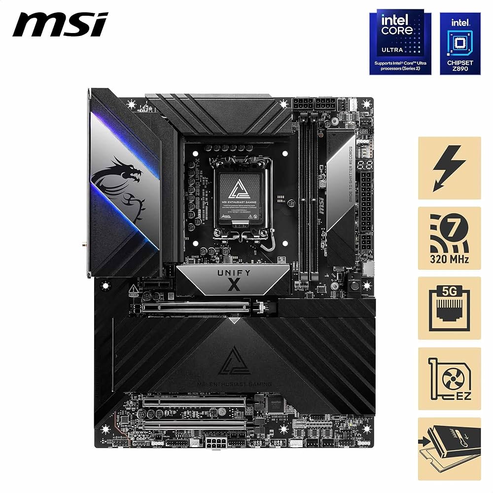 meg MSI Motherboard MEG Z890 Unify-X : Amazon.co.uk: Computers